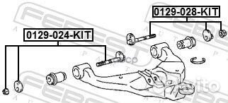 Болт с эксцентриком (ремкомплект) toyota hilux