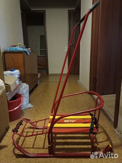 Детские санки с колесами