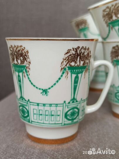 Чашки фарфоровые лфз