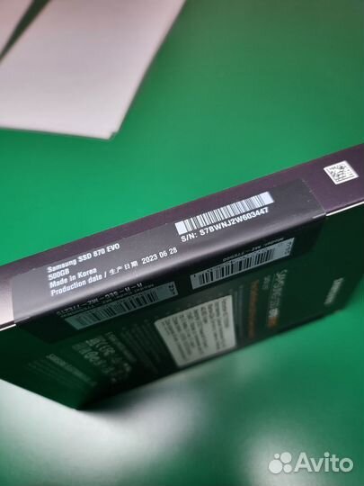 Новый SSD samsung 870 EVO 500GB