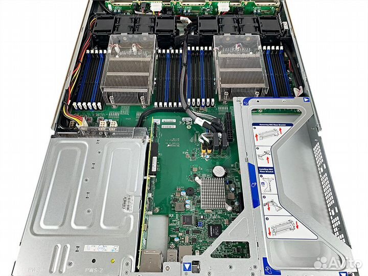 Сервер Supermicro 1028U-TR4 2x E5-2699v4 128Gb