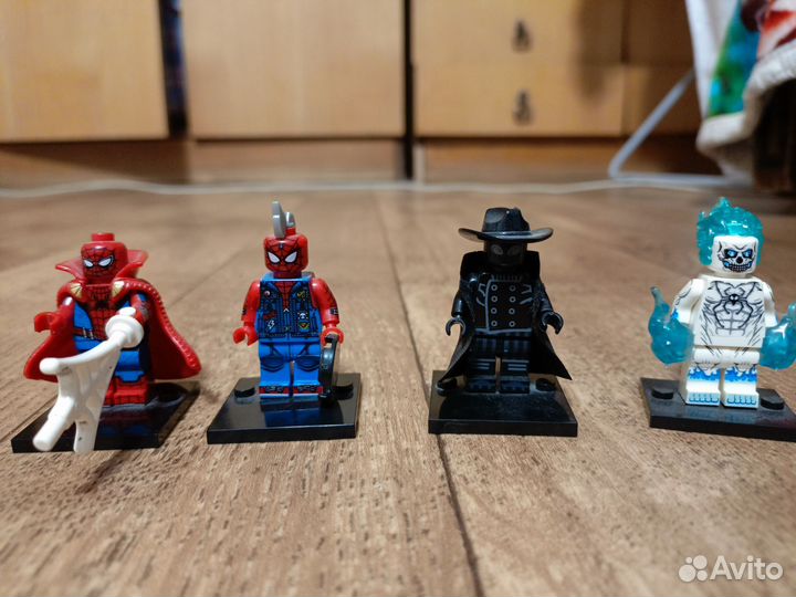 Lego человек паук минифигурки