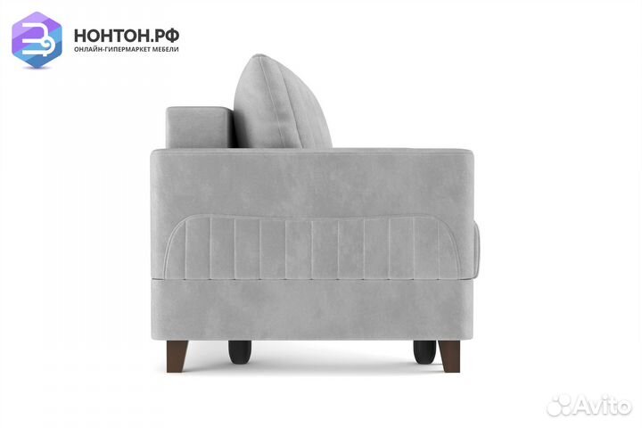 Диван выкатной евромагнат светло-серый