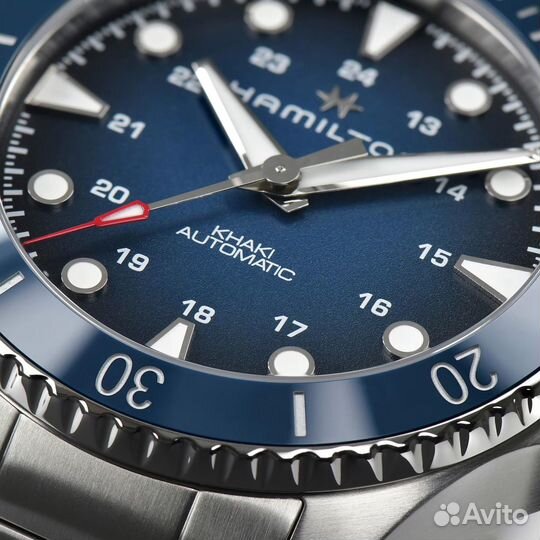 Hamilton khaki navy scuba Auto 43 мм H8250514