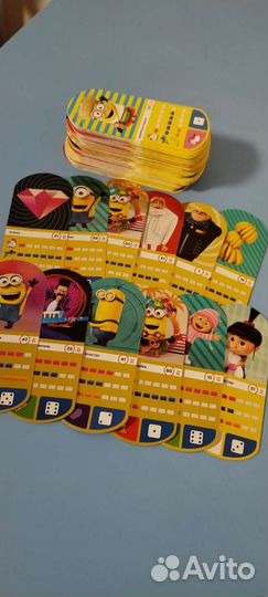 Гадкий я-3 карточки и жетоны