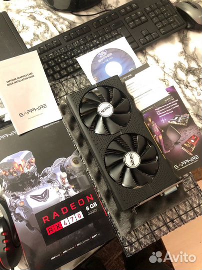 Sapphire rx 470 8gb полный комплект