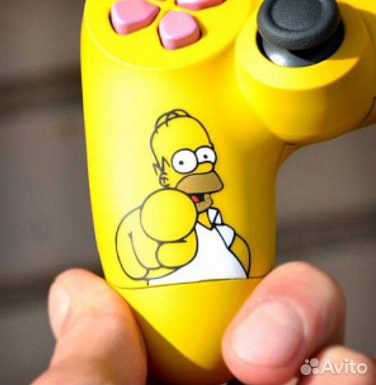 Dualshock 4 кастом Simpsons