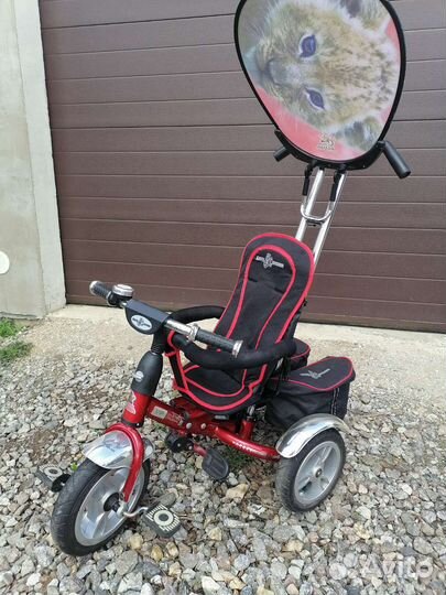 Велосипед коляска с ручкой