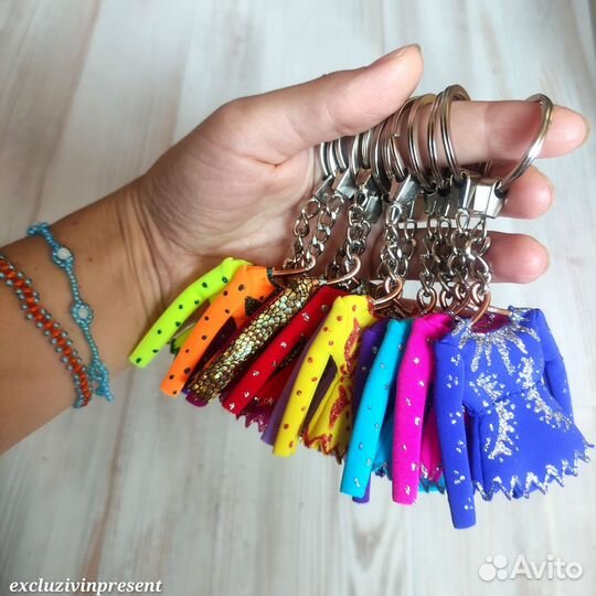 Брелок обруч купальник художественная гимнастика