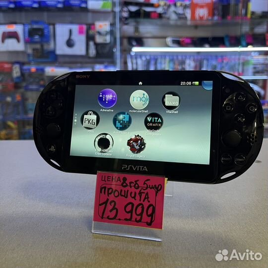 Sony PS Vita slim 8gb 5 игр прошита