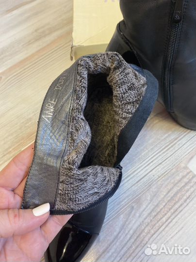 Ботильоны женские кожаные 39