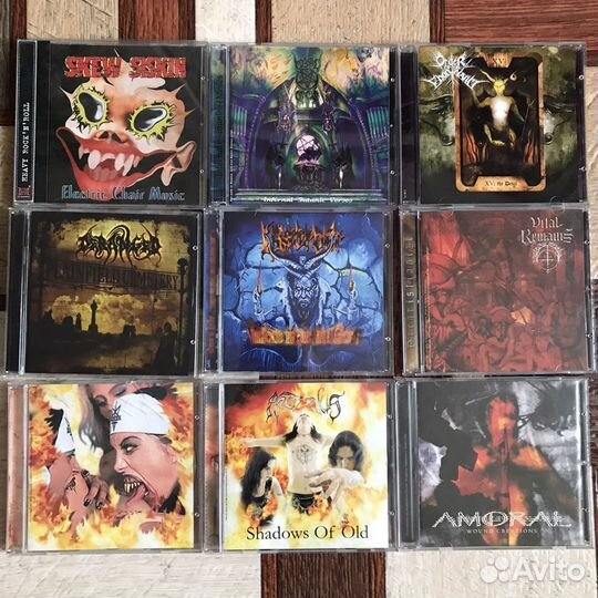 CD manowar motorhead aerosmith lake of tears