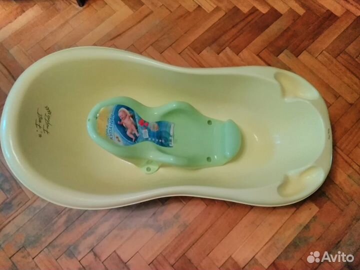 Новая горка для купания + (ванночка б/у)