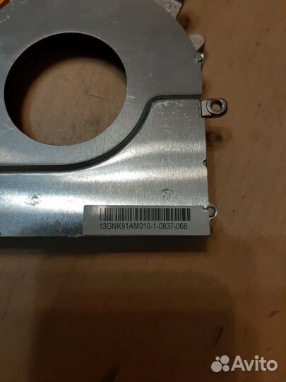 Радиатор от вентилятора системы охлаждения видеока