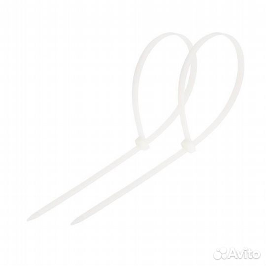 Стяжка пластиковая Rexant, 500х76 мм, белая, набор