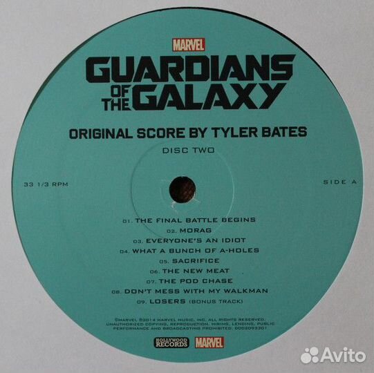 Виниловая пластинка OST, Guardians Of The Galaxy