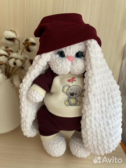 Вязаный зайка