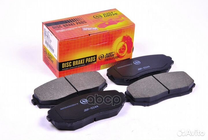 Колодки тормозные, передние D3142 JBP0244 Just