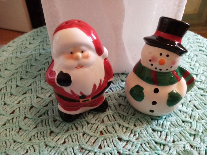 Набор солонка и перечница Новогодний