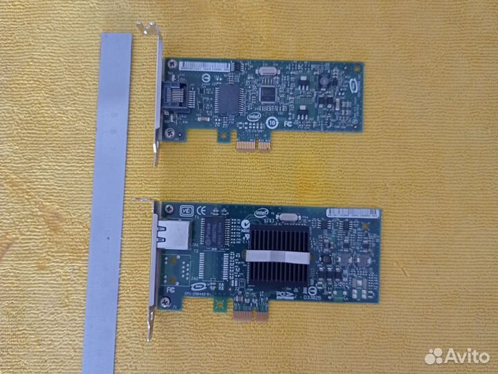 Сетевая карта Intel гигабитная низкопрофильная