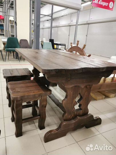 Берендей. нн. Стол со старением из массива