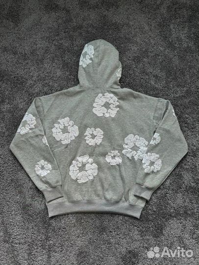 Худи на флисе Denim Tears