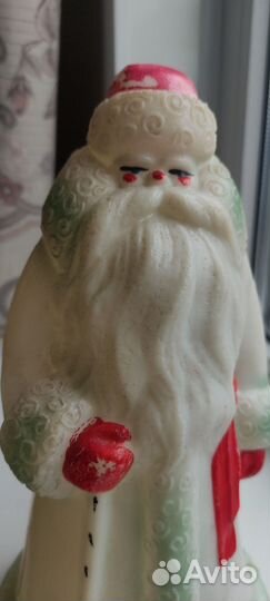 Дед мороз и снегурочка СССР пластик