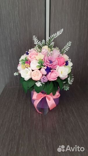 Мыльный букет ручной работы