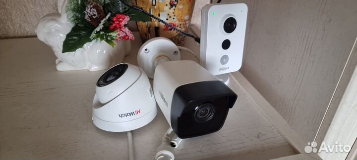 Hikvision, Hiwatch, Dahua камеры 2Мп, 4Мп