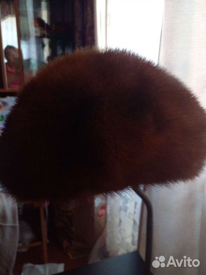 Берет женский норковый