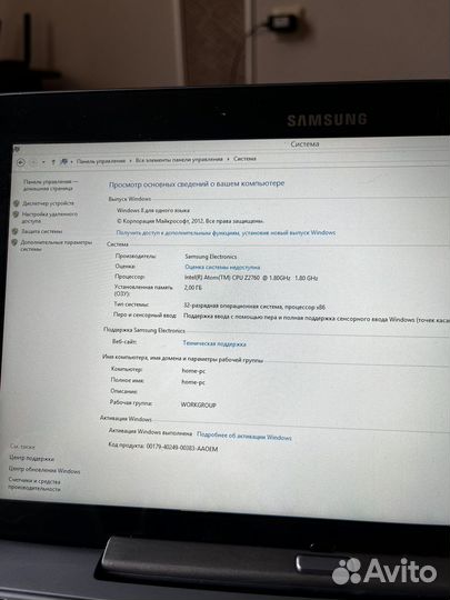 Ноутбук - планшет Планшет Samsung XE500T1C-H01