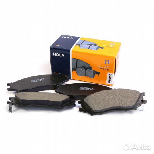 Колодки тормозные дисковые hola BD883