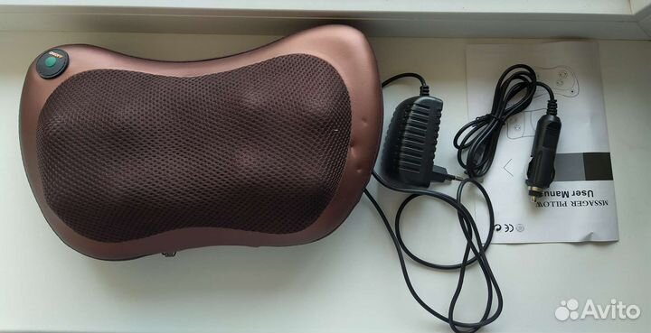 Массажная подушка для шеи
