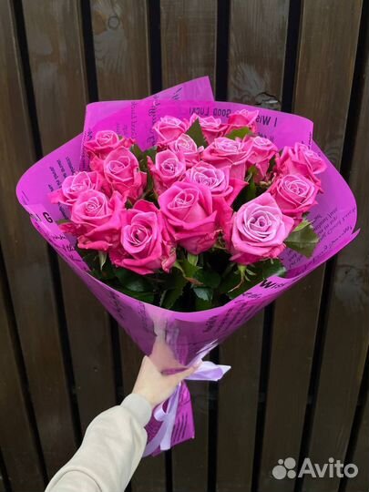 Букет из 15 голландских роз