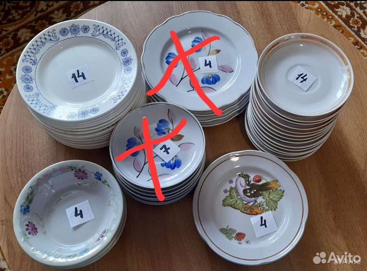 Посуда- чашки, тарелки.на любой вкус