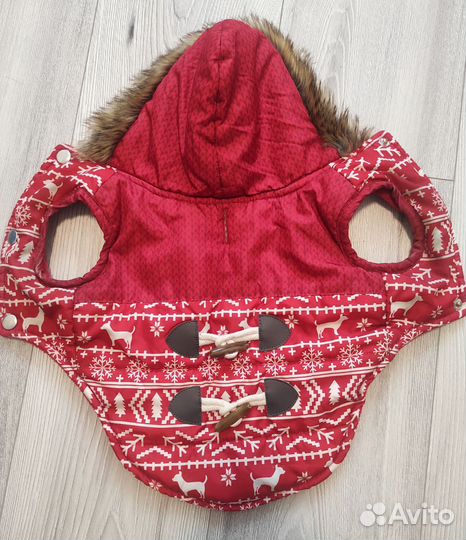 Тёплая куртка для собак мелких пород