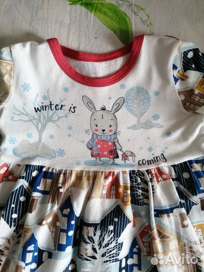 Платье для девочки hm 92 98