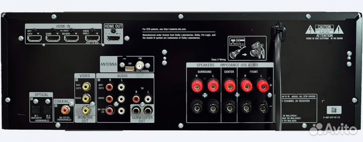 AV-ресивер sony str-dh550