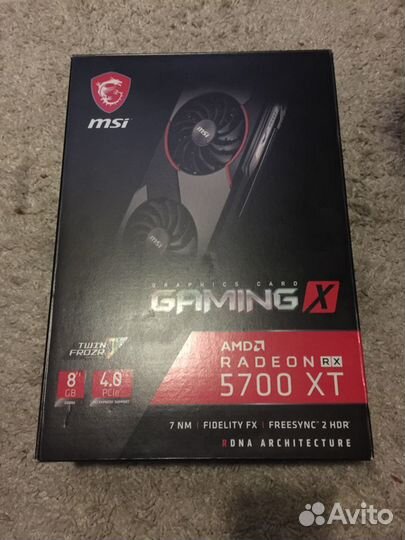 Rx 5700xt msi 8gb