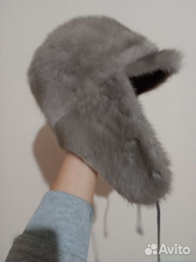 Шапка зимняя норковая женская