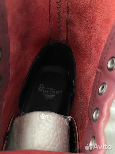 Dr martens ботинки 44 red smooth1460