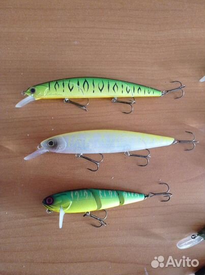Воблеры rapala, megabass, lucky craft deps и др