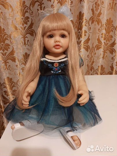Кукла реборн силиконовая девочка