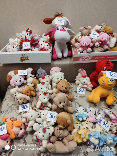 Мягкие игрушки для букета