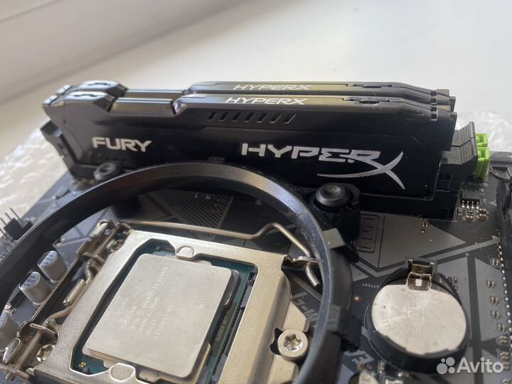 Комплект мат.плата 1155 socket, xeon 1220v2, 16gb