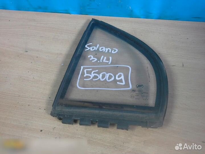 Стекло двери задней левой Lifan Solano 2010-2016