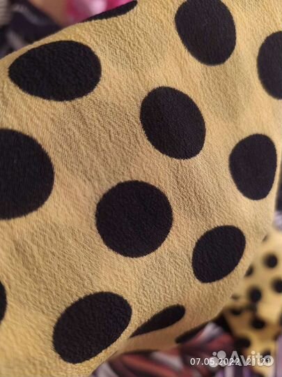 Отрезы ткани. Крепдешин. Натуральный шелк