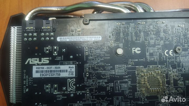 Видеокарта asus r9 270x 2gb