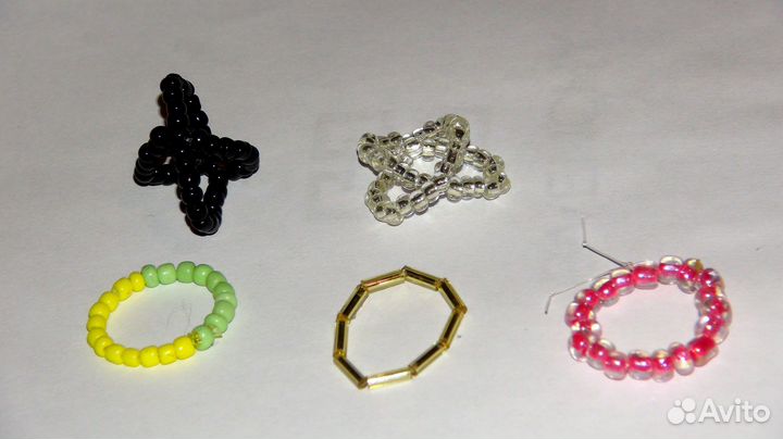Колечки из бисера