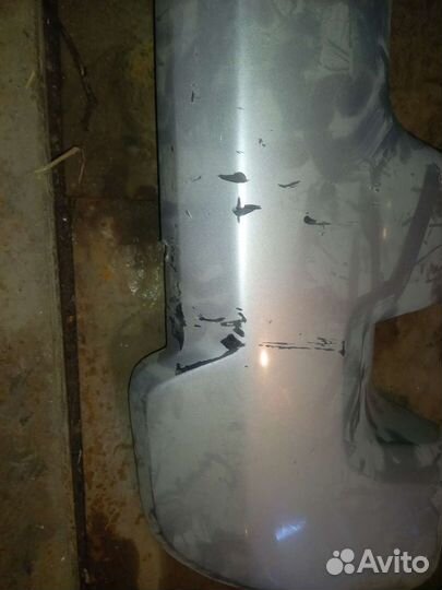 Юбка заднего бампера renault duster